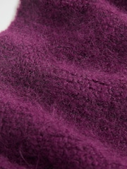 Friends Like These Burgundy Red Brushed Neckerchief - Image 4 of 5