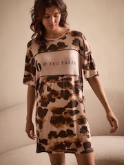 B By Ted Baker Leopard Night T-Shirt - Image 1 of 5