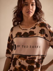 B By Ted Baker Leopard Night T-Shirt - Image 3 of 5