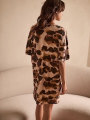 B By Ted Baker Leopard Night T-Shirt - Image 4 of 5