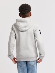 U.S. Polo Assn. Grey Boys Player 3 100% Cotton Hoodie - Image 2 of 4