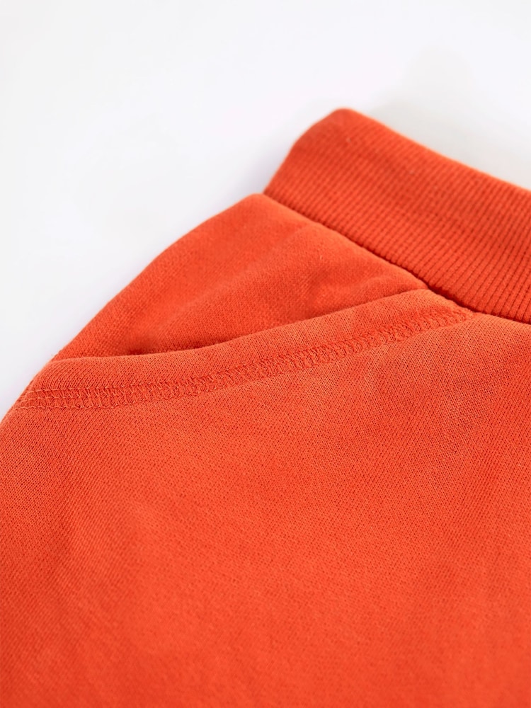 Frugi Orange Gorilla Print Shorts - Image 4 of 4