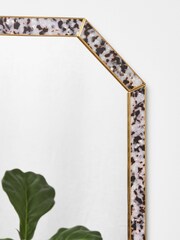 Oliver Bonas Gold Medium Isabella Resin Wall Mirror - Image 4 of 4