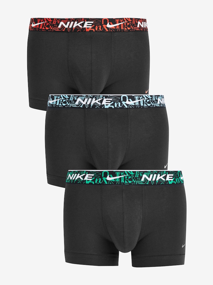 Nike Black Trunks 3 Pack - Image 1 of 2 Nike Black Trunks 3 Pack - Image 1 of 2