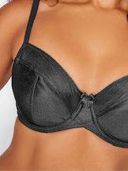 Yours Curve Black Classic Smooth Non Padded Underwired Bra - Image 3 of 3
