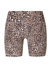 Brown Luxe Leopard Print Power 6" Biker Shorts - Image 9 of 9