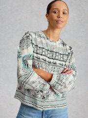 White Stuff White Lana Organic Cotton Top - Image 4 of 6