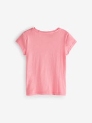 Gap Pink Graphic Short Sleeve Crew Neck T-Shirt (4-13yrs) - Image 2 of 3