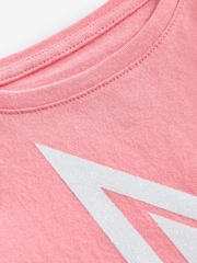 Gap Pink Graphic Short Sleeve Crew Neck T-Shirt (4-13yrs) - Image 3 of 3