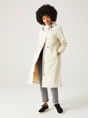Regatta Cream Nerenda Waterproof Rain Trench - Image 3 of 9