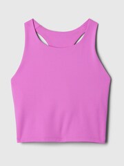 Gap Pink Built-in-Bra Racerback Crop Top - Image 5 of 5