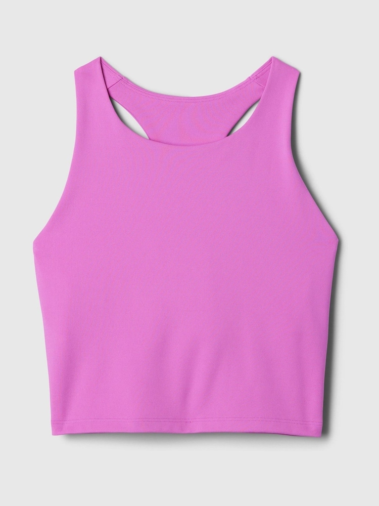 Gap Pink Built-in-Bra Racerback Crop Top - Image 5 of 5