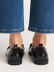 Simply Be Black Low Cut Snaffle Loafers In Extra Wide Fit - Image 2 of 5
