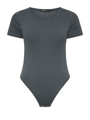 Yours Curve Grey Short Sleeve Body - Image 5 of 5