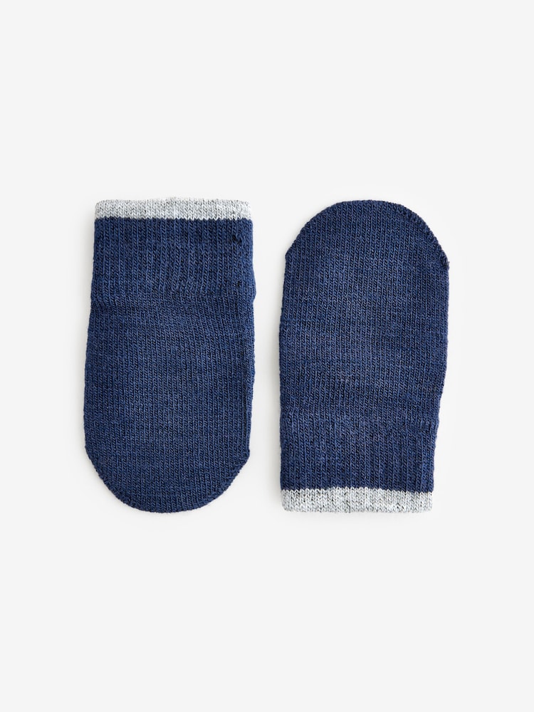 Navy Blue 3 Pair Magic Mittens Set (3mths-6yrs) - Image 2 of 2