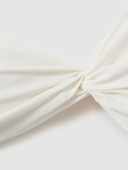 Reiss White Celia Asymmetric Cut-Out Swimsuit - Image 6 of 6