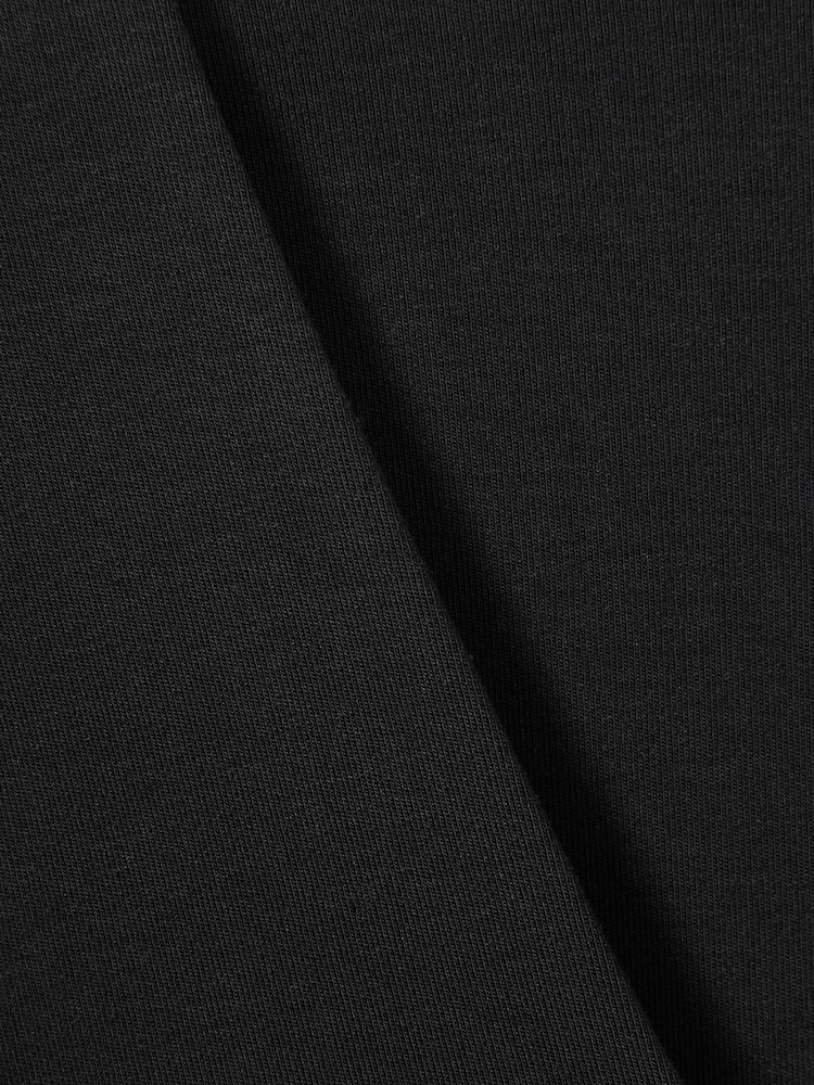 Reiss Black Farrah Modal Blend V-Neck Top - Image 5 of 5
