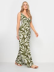 Long Tall Sally Green LTS Tall Wine Red Floral Print Maxi Dress - Image 2 of 5