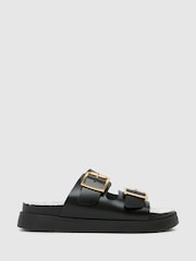 Schuh Truvy Socks Buckle Sandals - Image 1 of 4
