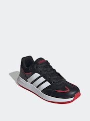 adidas Black/Red Kids Tensaur Switch Trainers - Image 3 of 8