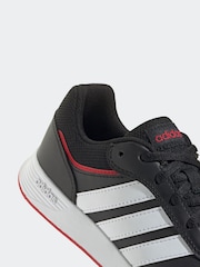 adidas Black/Red Kids Tensaur Switch Trainers - Image 7 of 8