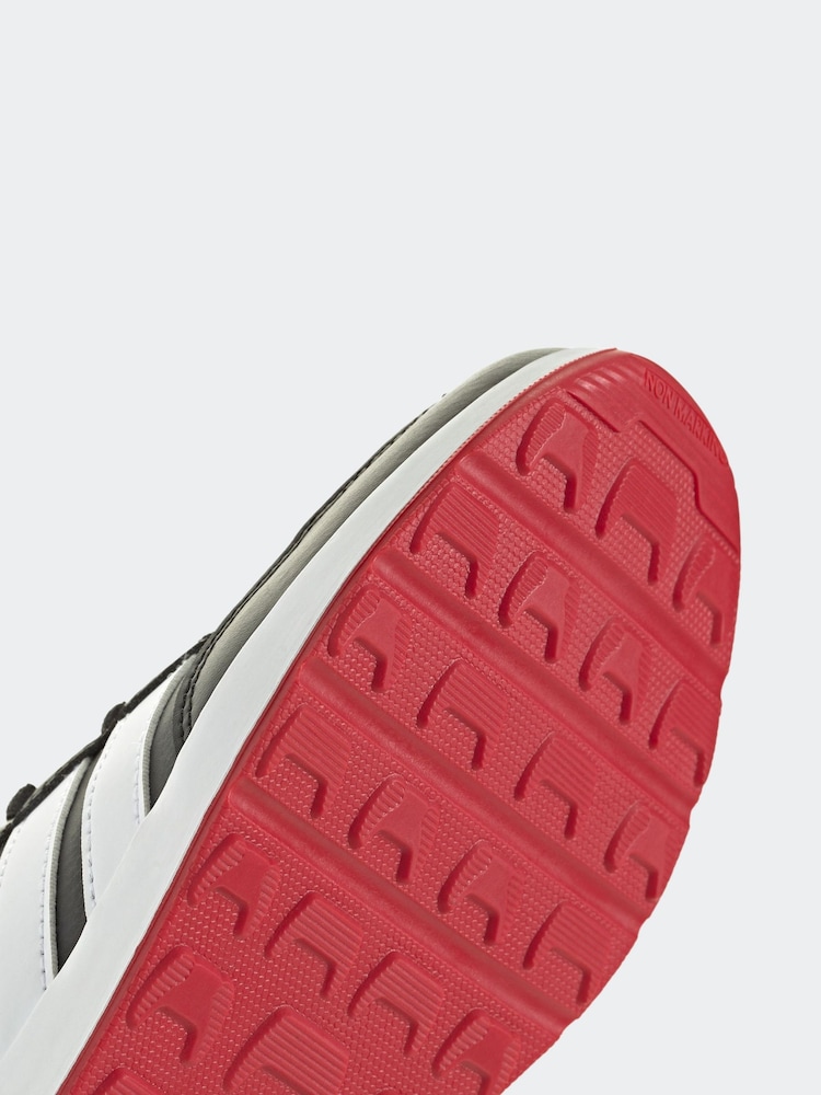 adidas Black/Red Kids Tensaur Switch Trainers - Image 8 of 8