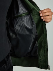 Green Velvet Bomber Jacket - Image 5 of 10