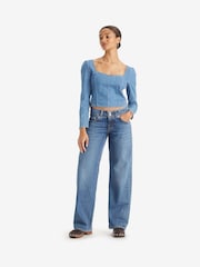 Levi's® Its A Vibe Superlow Loose 100% Cotton Jeans - Image 1 of 5