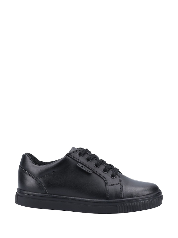 Hush Puppies Black Sam Senior School Shoes - Image 1 of 4 Hush Puppies Black Sam Senior School Shoes - Image 1 of 4