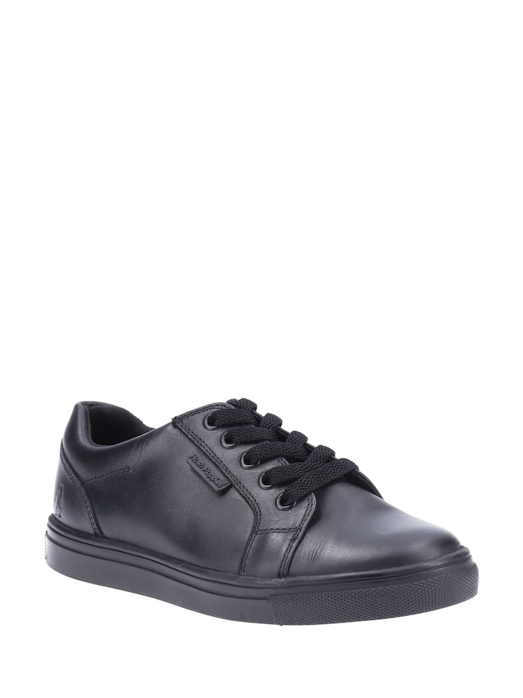 Hush Puppies Black Sam Senior School Shoes - Image 2 of 4 Hush Puppies Black Sam Senior School Shoes - Image 2 of 4
