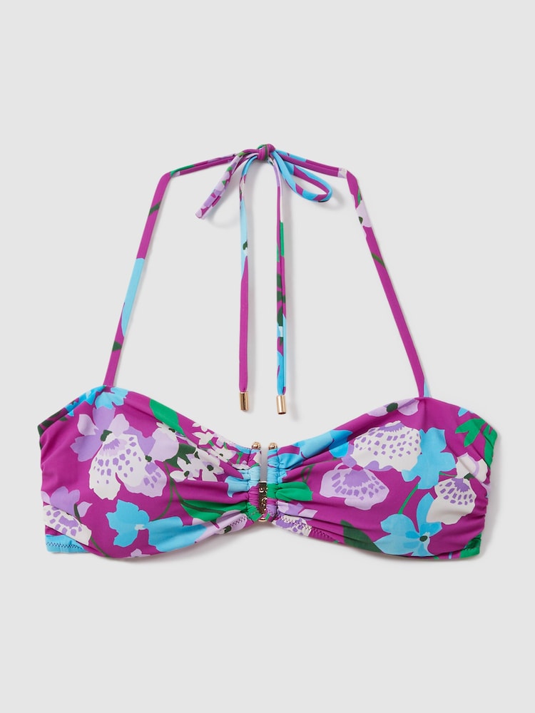 Top de bikini bandeau estampado Florere - Imagen 2 de 5 Top de bikini bandeau estampado Florere - Imagen 2 de 5
