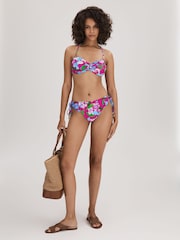 Top de bikini bandeau estampado Florere - Imagen 3 de 5