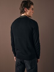 Fred Perry pletena jopa z zadrgo Classic - Slika 3 iz 7