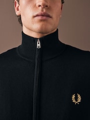 Fred Perry pletena jopa z zadrgo Classic - Slika 5 iz 7
