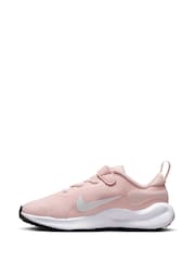 Nike Pale Pink Junior Revolution 7 Trainers - Image 2 of 8