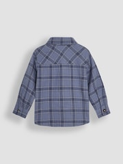 JoJo Maman Bébé Blue Check Shirt - Image 2 of 5