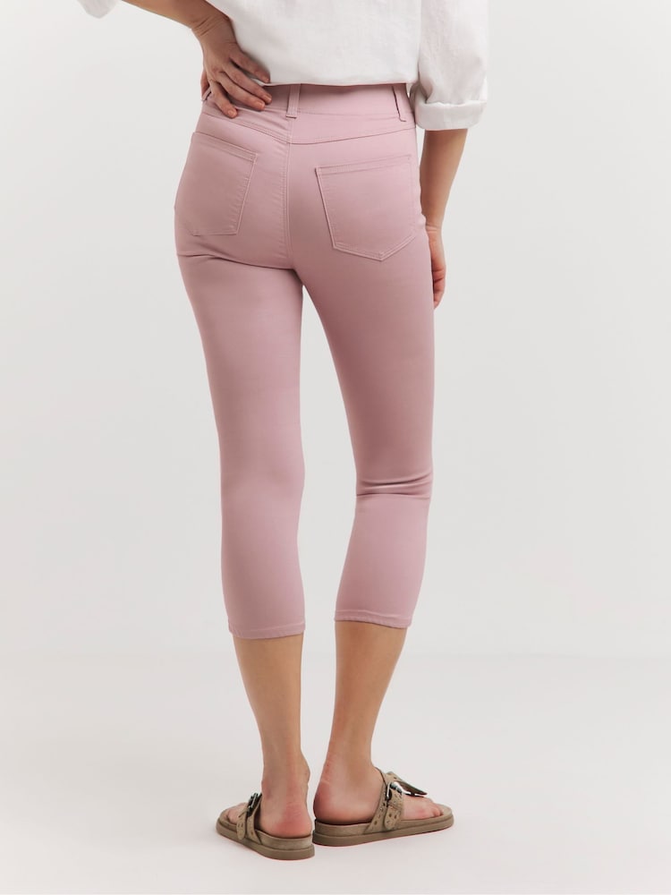 JD Williams Pink Crop Jeggings - Image 2 of 4