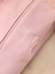 Baker by Ted Baker Pink Varsity 100% Cotton Pramsuit - Image 6 of 15