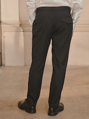 Black Textured Smart Trousers - Image 2 of 7