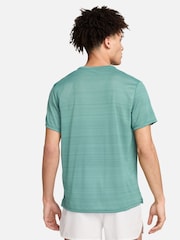 Nike Green Dri-FIT Miler Breathe Running T-Shirt - Image 2 of 7