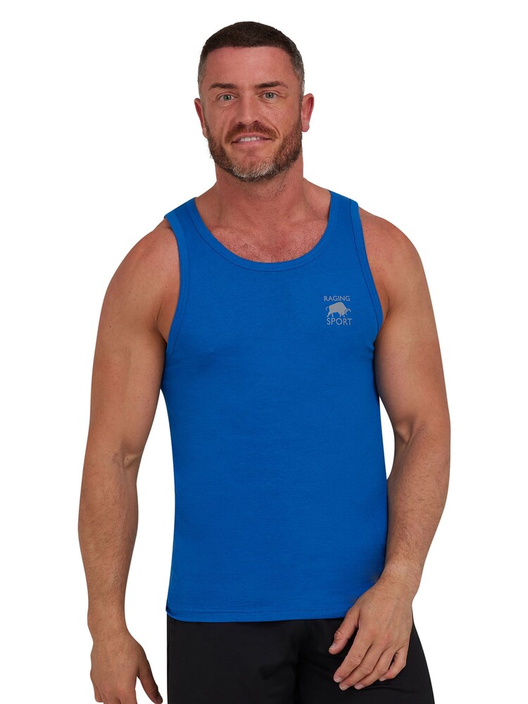 Raging Bull Blue Sport Jersey Vest - Image 1 of 1
