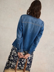 White Stuff Blue Carrie Denim Jacket - Image 2 of 7
