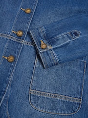 White Stuff Blue Carrie Denim Jacket - Image 7 of 7
