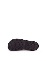 Totes Black Ladies Bounce Cross Slider Sandals - Image 5 of 5