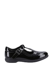 Hush Puppies Britney Patent Junior Black Shoes - Image 1 of 4