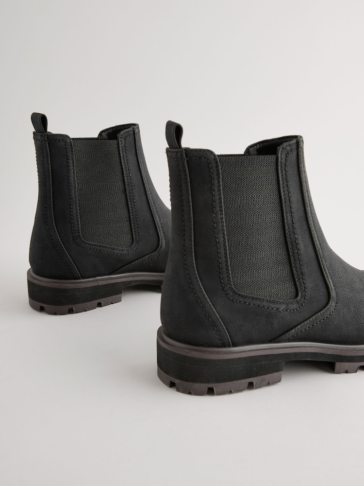 Black Standard/Wide Fit Forever Comfort® Chelsea Boots - Image 5 of 6