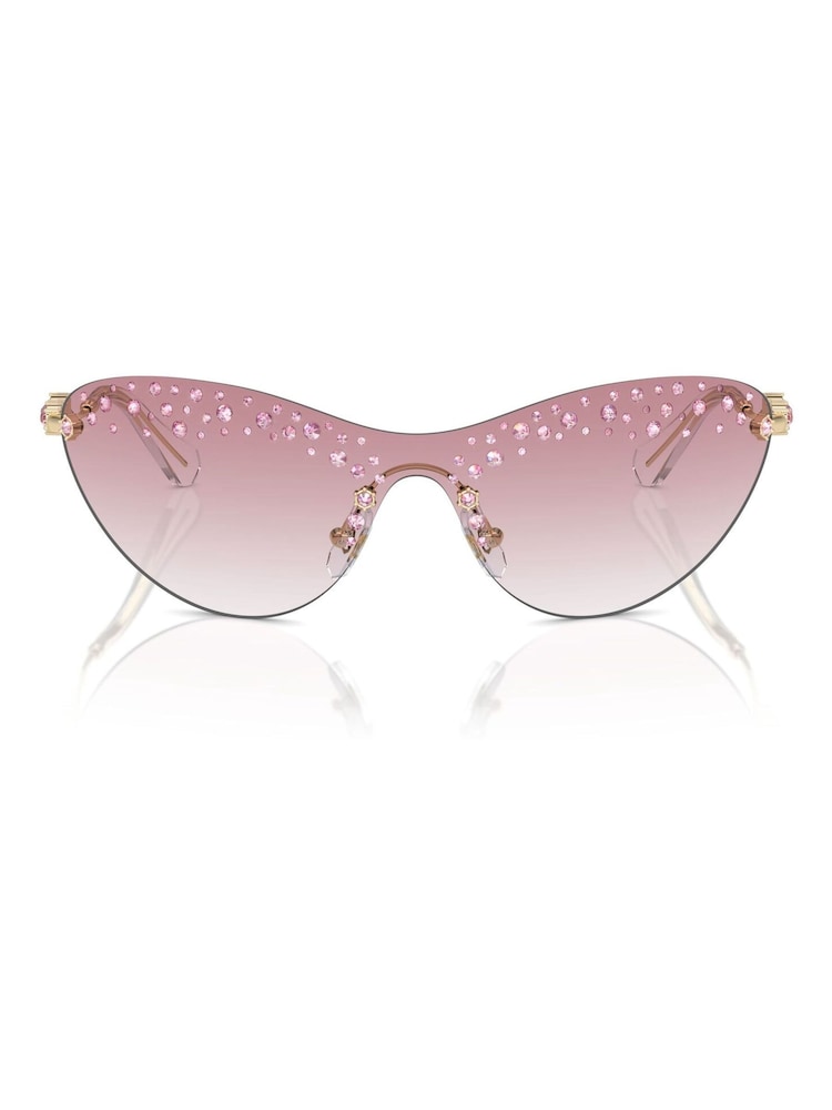 Swarovski Gold Sk7023 Irregular Sunglasses - Image 1 of 5