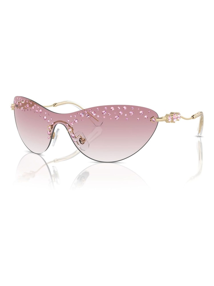 Swarovski Gold Sk7023 Irregular Sunglasses - Image 2 of 5