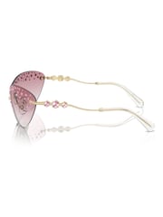 Swarovski Gold Sk7023 Irregular Sunglasses - Image 4 of 5