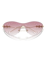 Swarovski Gold Sk7023 Irregular Sunglasses - Image 5 of 5